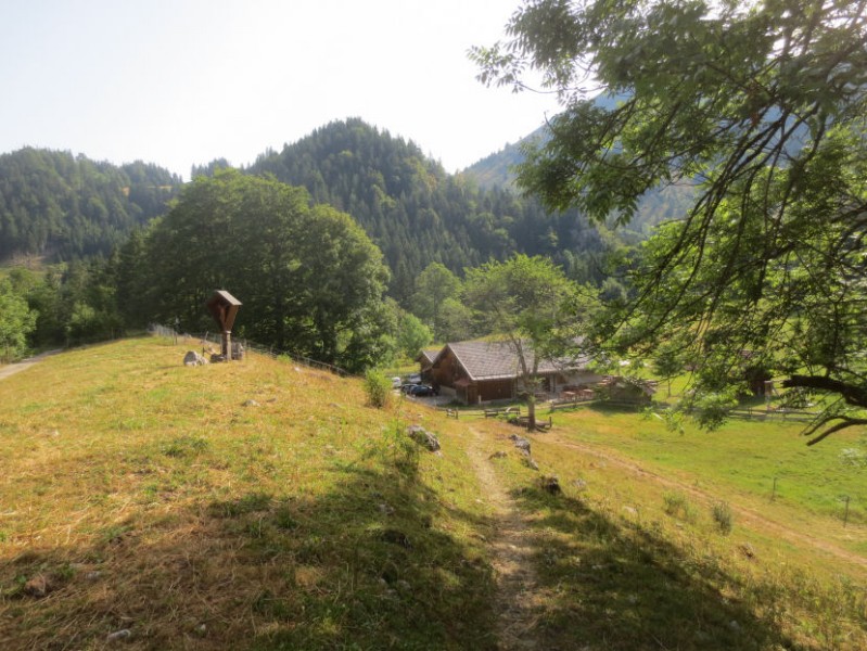 wanderweg hinter der doaglalm