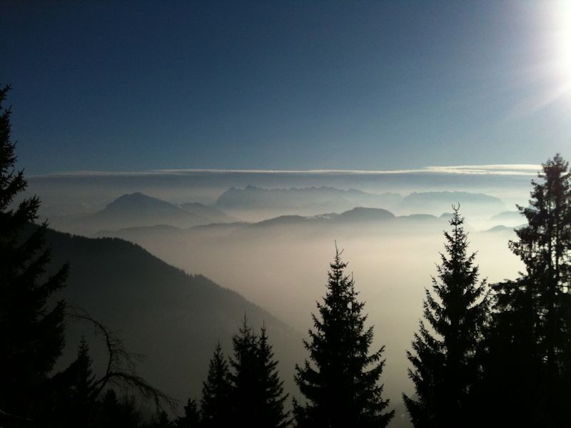 wilderkaiser berm nebel