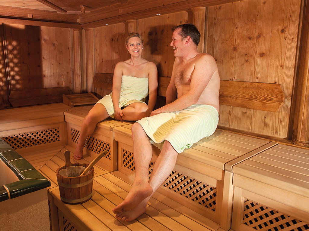 Sauna im Seehotel Wassermann