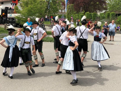 Maibaum Festive event Seebruck 28.04.2024