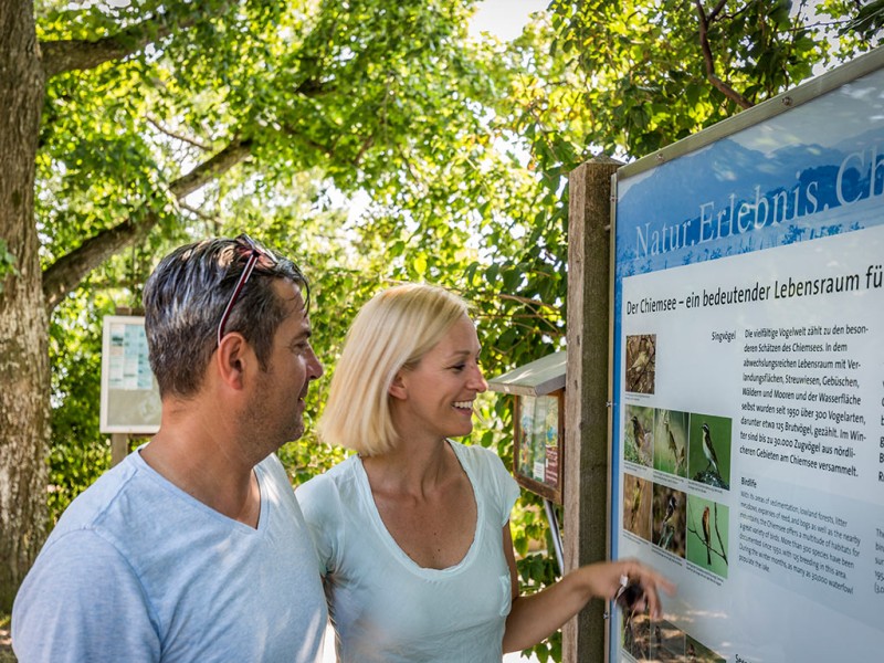 Wanderinformation am Chiemsee