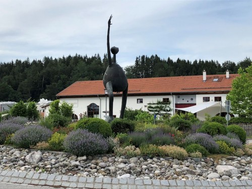 sculptures cycle path