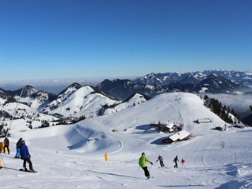 Skiing paradise Sudelfeld