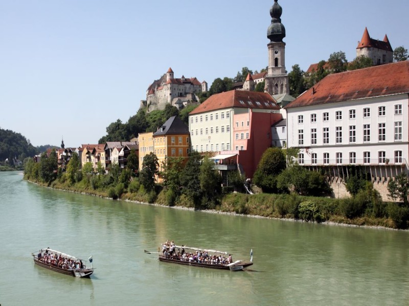 Plttenfahrt und Burg Burghausen