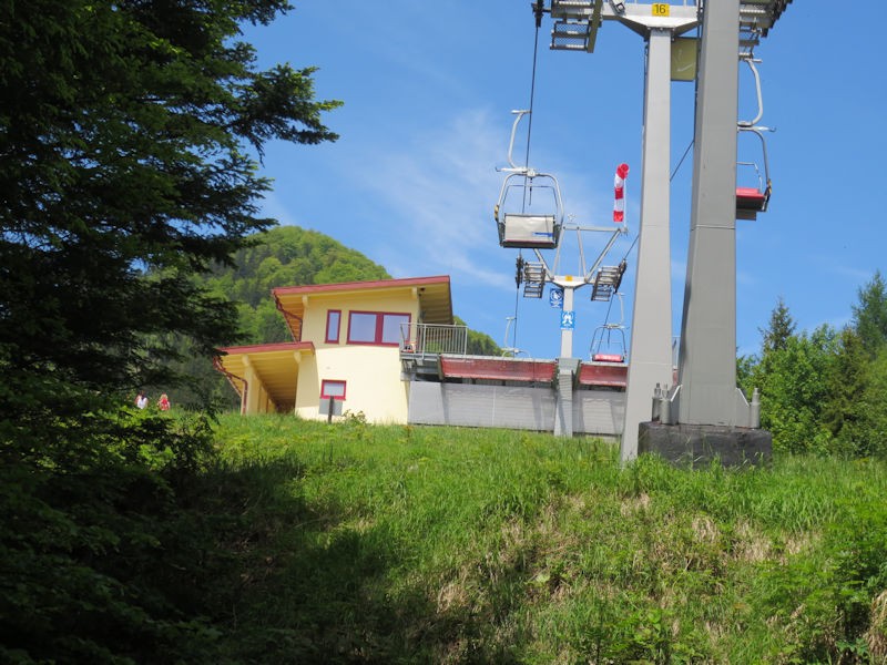 Bergstation Hochplattenbahn